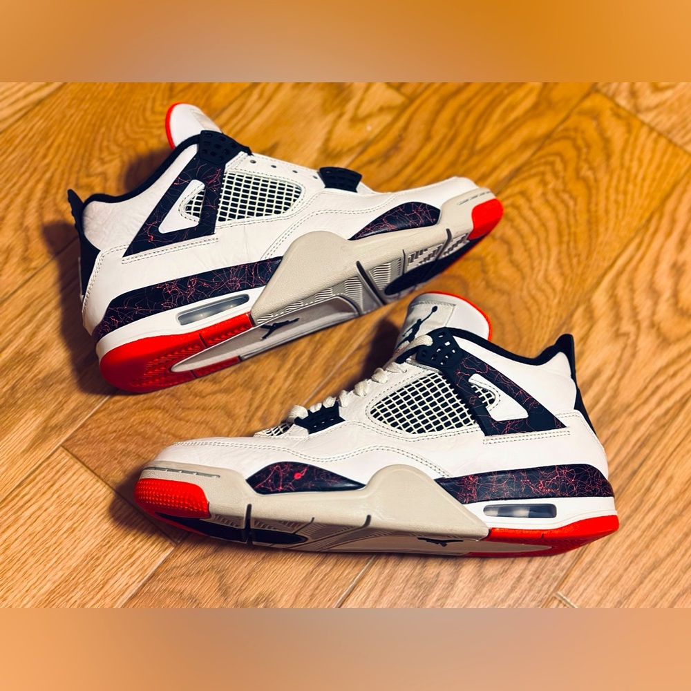 Air Jordan 4 Retro Flight Nostalgia Pale Citron MENS 308497-116 Nike